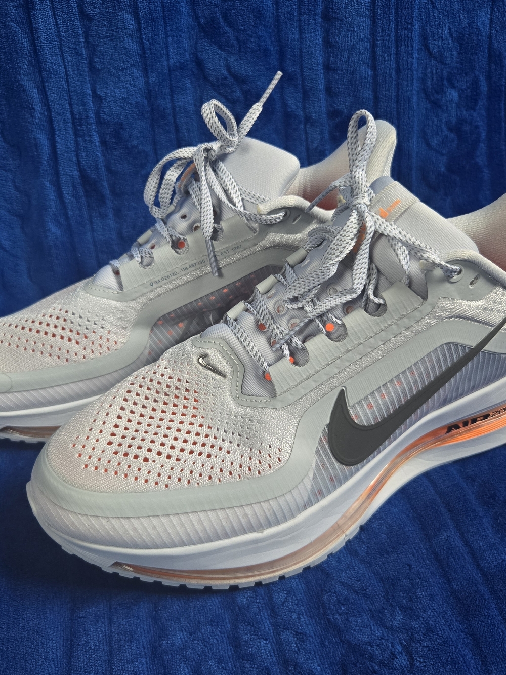 Nike Pegasus Premium White/Orange Running Shoes